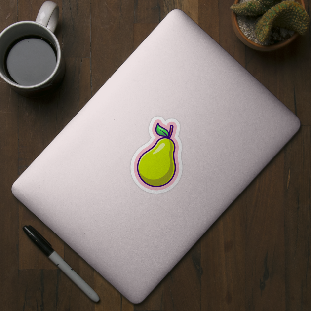 Pear Fruit Cartoon by Catalyst Labs